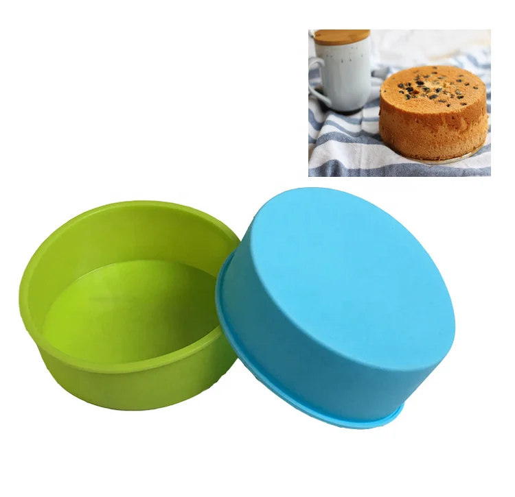 Amazon hot sale Silicone 6-Inch Round Cake Pan Baking Mold