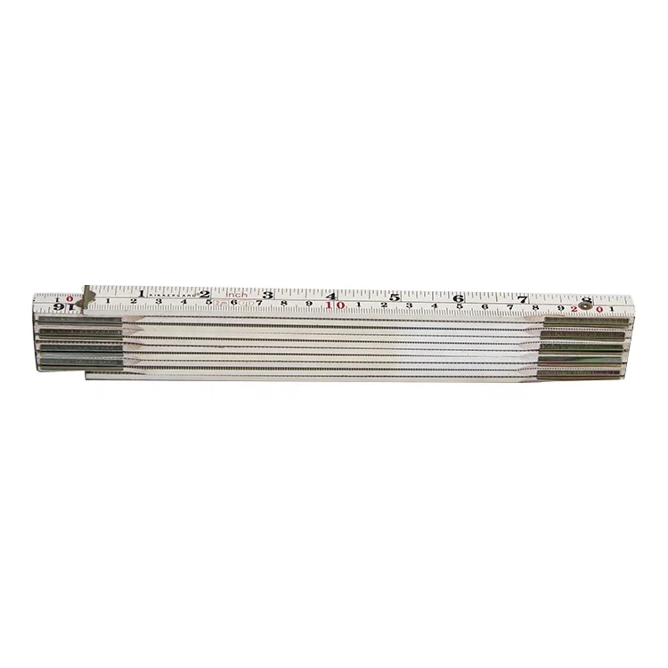 2M Wooden Folding Ruler for School Stationery and Building Decoration Teaching Measuring Tool for Promotions