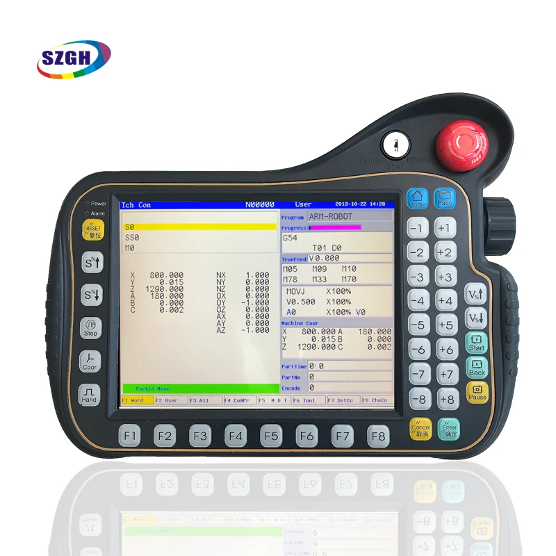 SZGH ЧПУ контроллер робота для промышленные сварочные роботы 6 оси панель управления роботом для раскрашивания обработки маршрутизатор цилиндрические корпусы