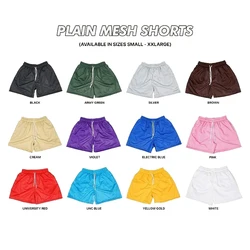 OEM Custom Logo For Men All Over Print Sublimation Polyester Jogger Casual Double Layer Mesh Shorts