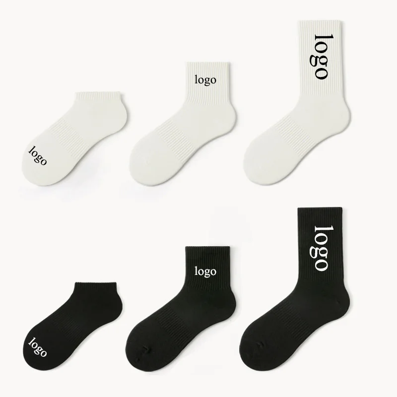 Custom logo sport socks compression unisex athletic ankle crew quick dry sports socks unisex
