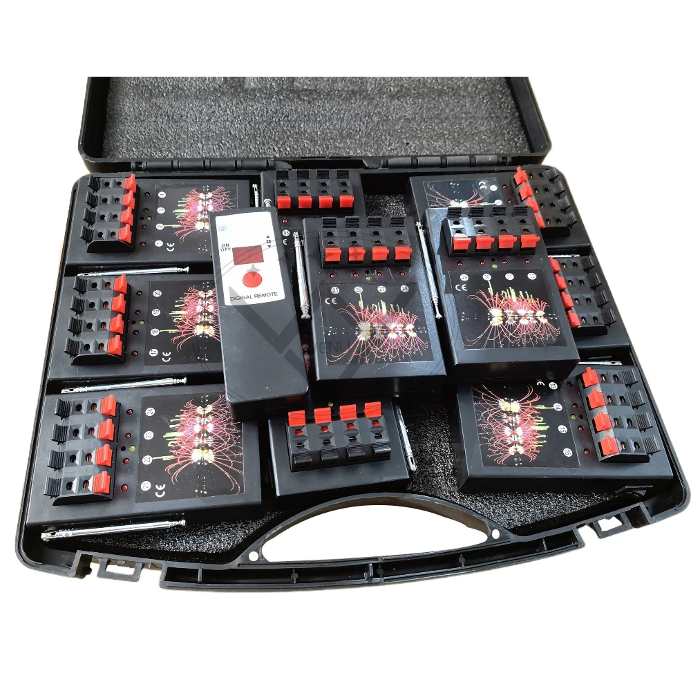 40 cue ice fountain fireworks ignition system cold fountain stage pyrotechnic firing system