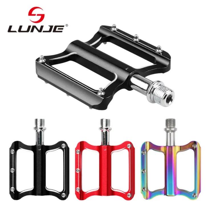 
LUNJE Bicycle Pedal Mountain Bike Palin Bearing Pedal Road Bike 