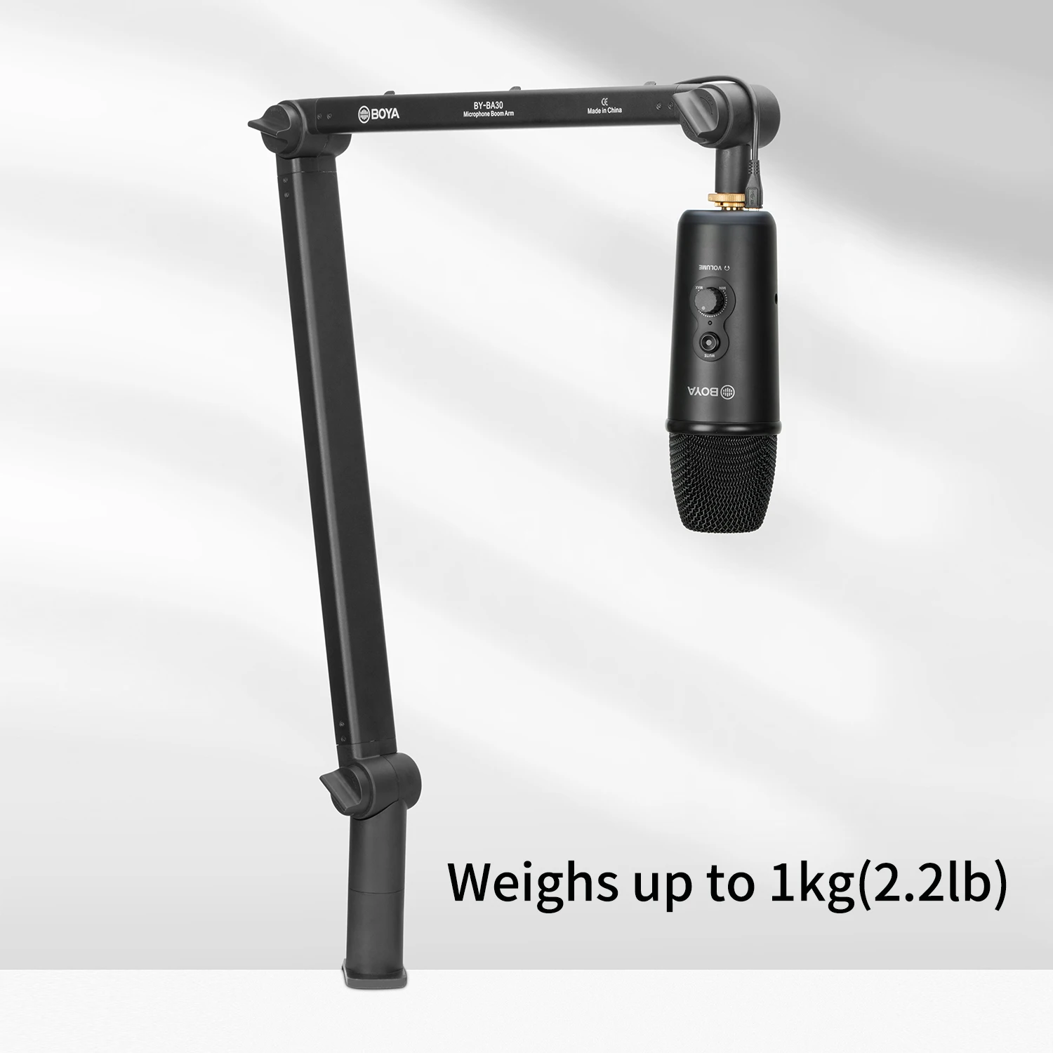 BOYA BY-BA30 BY-BA20 Professional Suspension Scissor Arm Broadcasting Recording Microphone Desk stand Mic Holder
