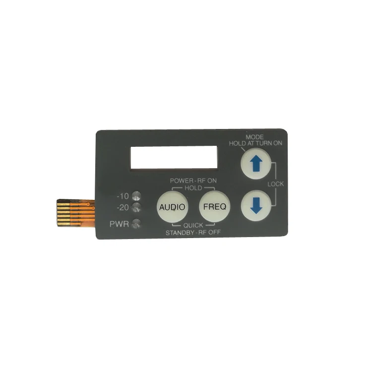 Супер сентябрьская покупка на заказ 3 м клейкая Кнопка мембранная клавиатура водонепроницаемый мембранный переключатель со светодиодом