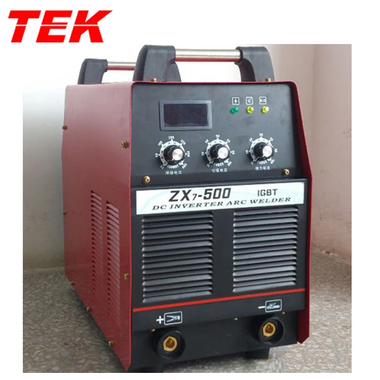 Discrete IGBT ARC-500 ZX7-500 MMA-500 SMAW-500 ARCZX7-500 Single IGBT DC Electrode Stick Electrode Holder Welding Machine OEM