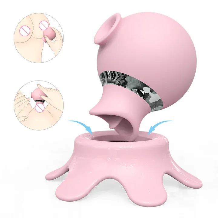 S-HANDE Octopus shape nipple clitoris sucking vibrator with tongue licking smart decoration women masturbation sex toy