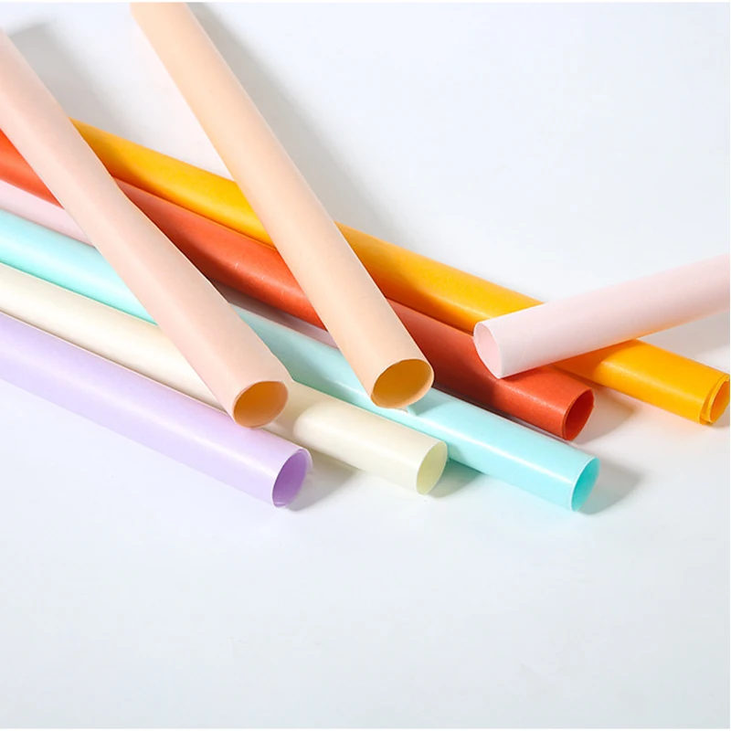 Hot Sell Cheap Pure Color Floral Bouquet Packaging Wrapping Paper