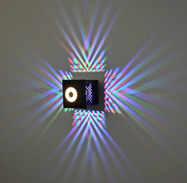 Modern Design Colorful Wall Light Lamp Waterproof Up and Down Light 4W For Bar or Entertainment Space AC85-265V