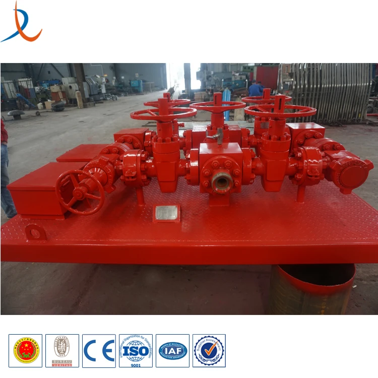 API 16C 10000psi 4 1/16  8 manual valves Choke Manifold And Kill Manifold