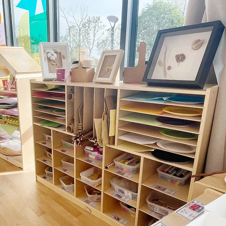 Kindergarten solid wood modern furniture sets preschool furniture