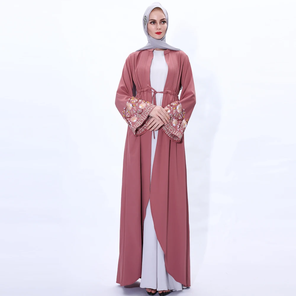 2021 красивое шифоновое платье с принтом Abaya мусульманские платья для женщин