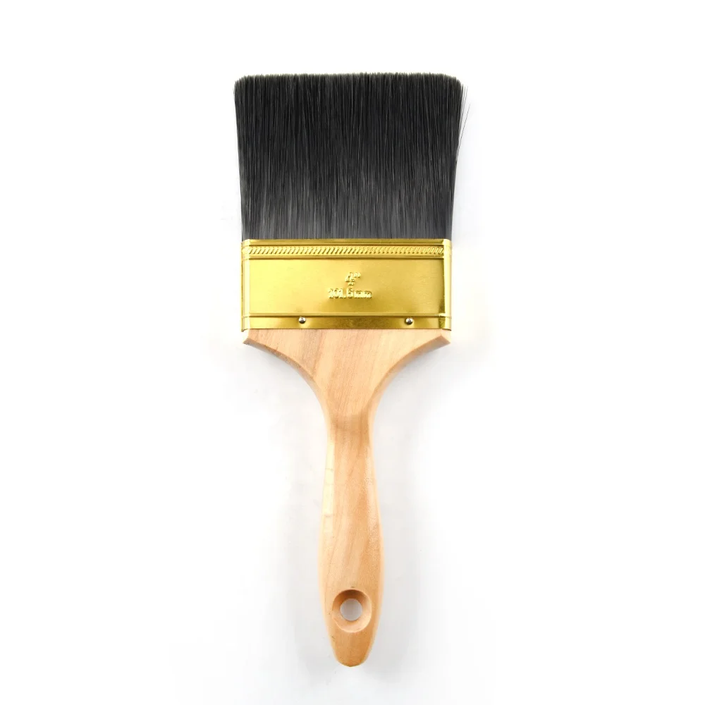 Beautiful wooden handle  with Tapered filament   OEM Paint brush