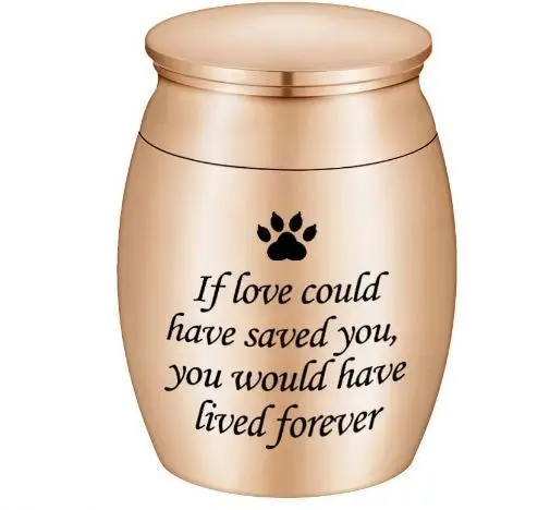 Dog Cat Pet Memorial Cremation Urn For Ashes sml