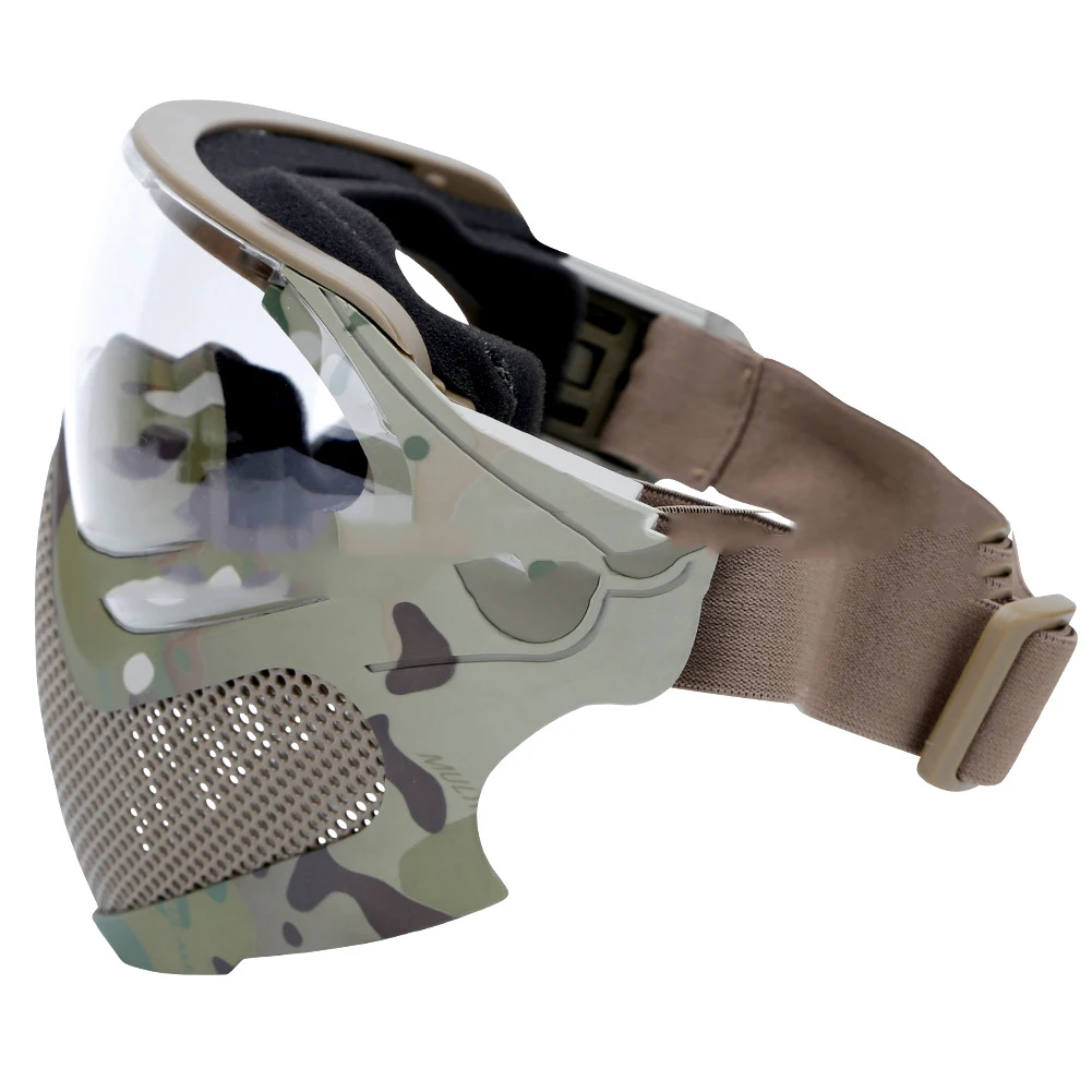 Tactical Mask Full Face Casco Tactico Combat Training Goggles Skull Hunting Gear Glasses Tactical Mask
