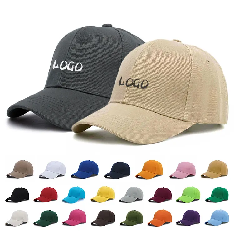 Custom Embroidery Logo Sport Cap 100%cotton Adult Hat