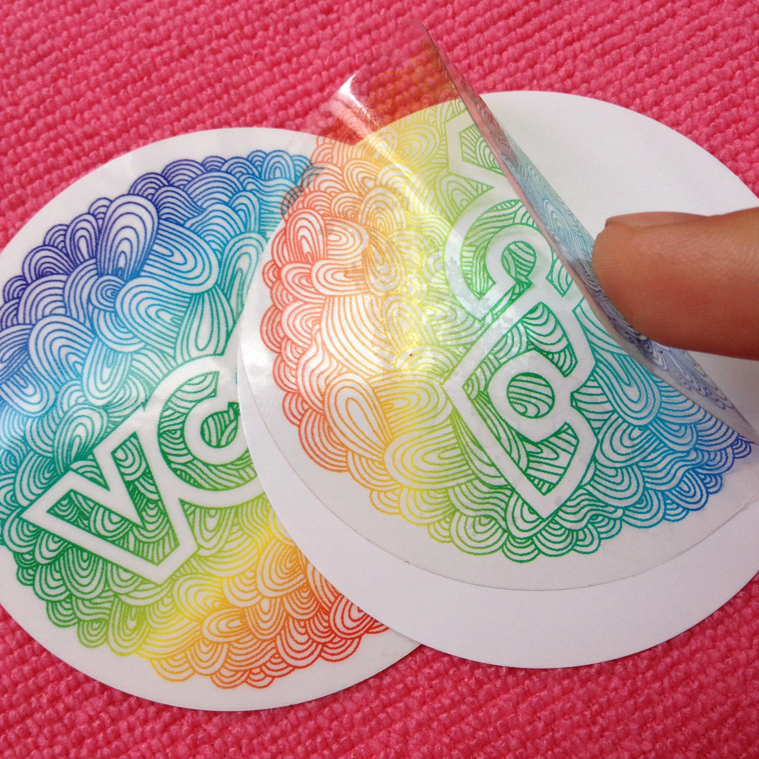 die cut transparent vinyl sticker for car,waterproof clear PVC vinyl sticker for clothing