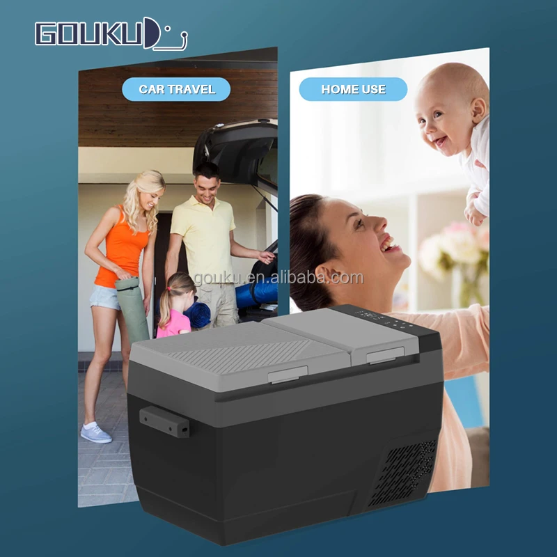 Portable Car Mini Fridge 220V 12V Make ice quickly Freezer Refrigerator Car Fridge Car Bus Truck Boat Camping Mini Fridge