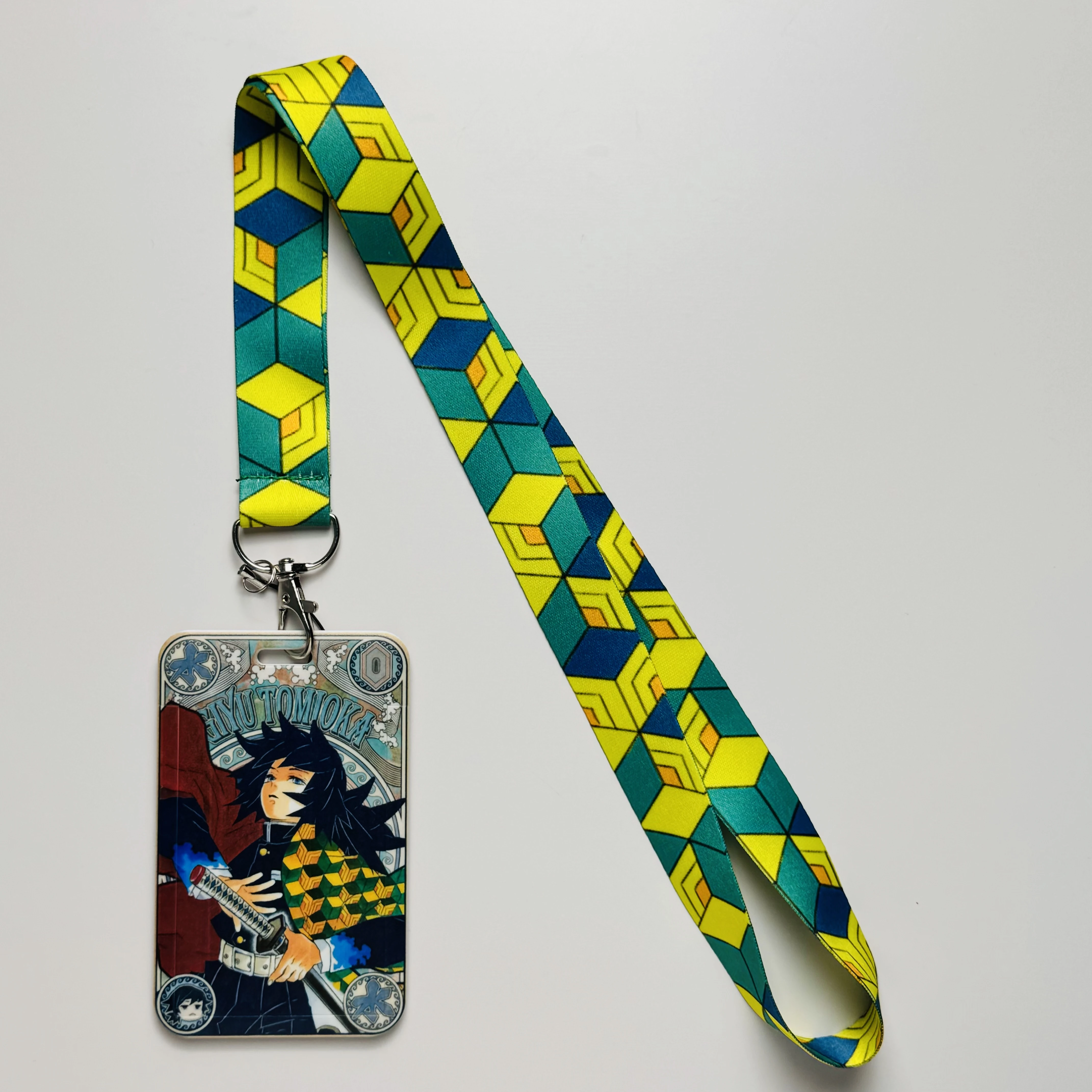 Manufacturers Direct Cartoon Card Cover Double-Sided Printed Plastic Bus Card Lanyard One Piece Anti-Loss Lanyard Card Clip