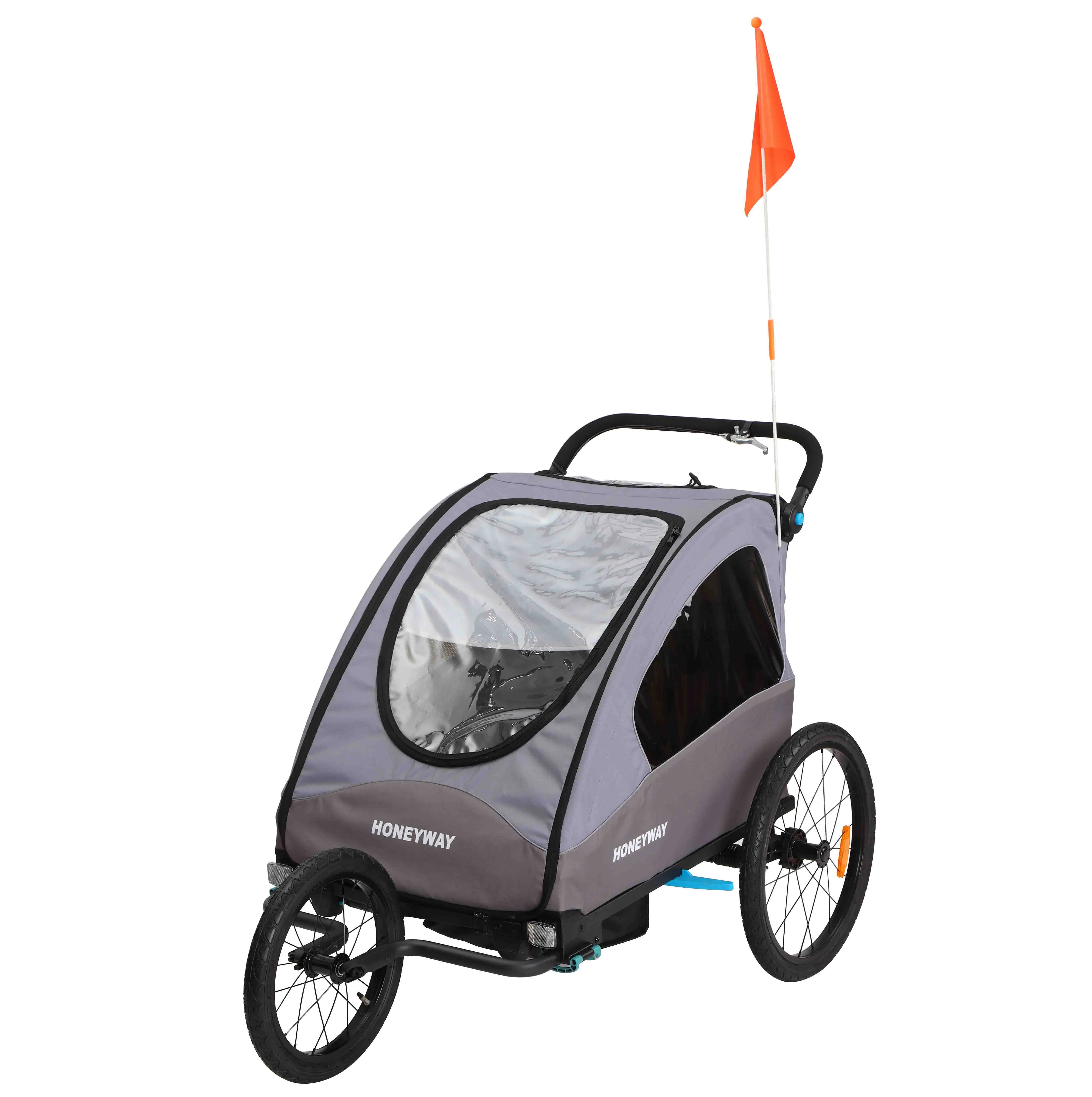 New folding bike trailer with Suspension, bike trailer for children 3 in 1