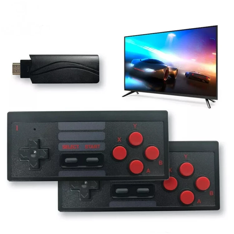 Новая игровая приставка HD со встроенными 628 классическими играми беспроводной мини-джойстик работающий по телевизору ПК рождественские