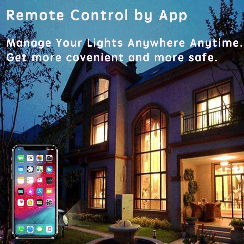 
10W 1100lm Smart Bulbs Wifi Light Bulbs RGB Colour WIFI LED Light Lamp Lghting SMD 5050 Rohs Color Changing Work With Alexa 