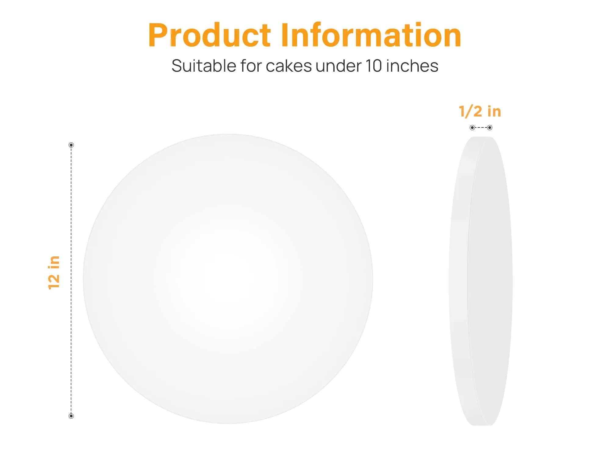 Cake Base Boards Drum Circle Cardboard Base Cake Board Rounds White