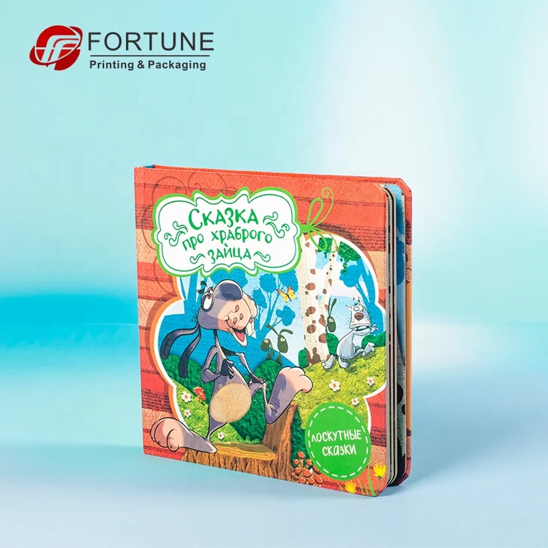 2020 Wholesale Custom Comic Russian Kids Learning Board Books Children