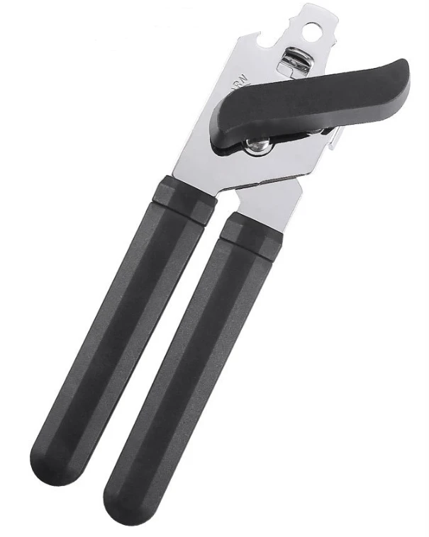 2022 Amazon hot sell Gorilla Grip Manual Handheld Strong Can Opener Stainless Steel Cutting bottle Opener for kitchen