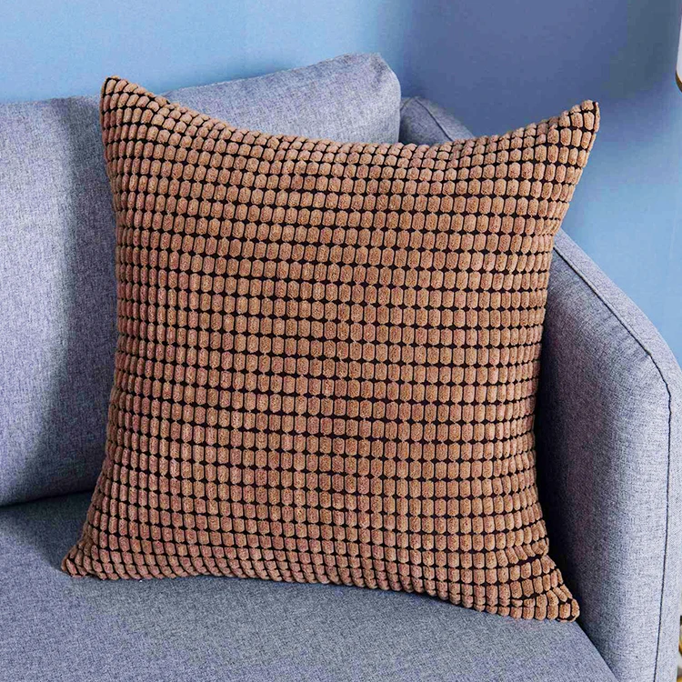 Интенсивная плюшевая подушка с зернистой поверхностью для наклона наволочки