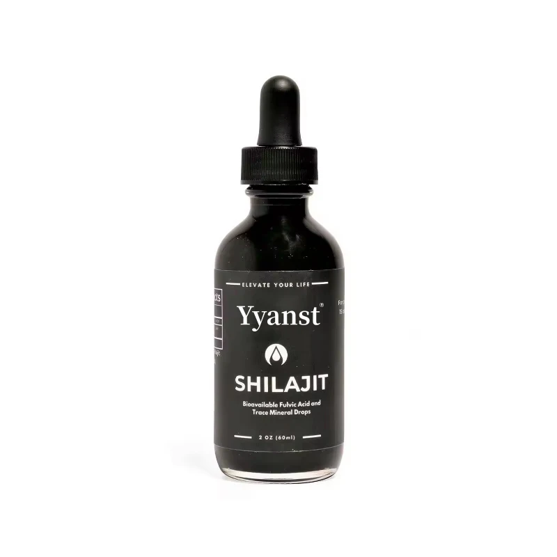 ODM/OEM Private Label Natural Fulvic Acid 85 Trace Minerals Magnesium Zinc and More Welcome Organic Shilajit Liquid Drop