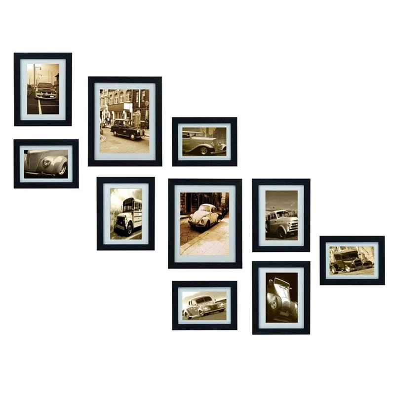 Custom Cheap Plastic Hanging Picture Frame Set Wall