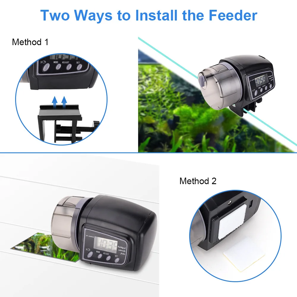 Smart Automatic Fish Feeder Aquarium Feeder Fish Tank Auto Feeding Dispenser aquarium feeder AF2009D/2005D/2003