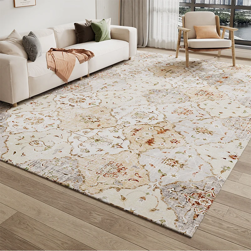 Non Slip Soft Vintage Machine Washable Boho Area Rugs Laundry Room Indoor Mat for living roomand dining room