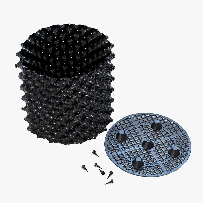 wholesale plastic air pruning pot hydroponics plant grow tree pots root control container