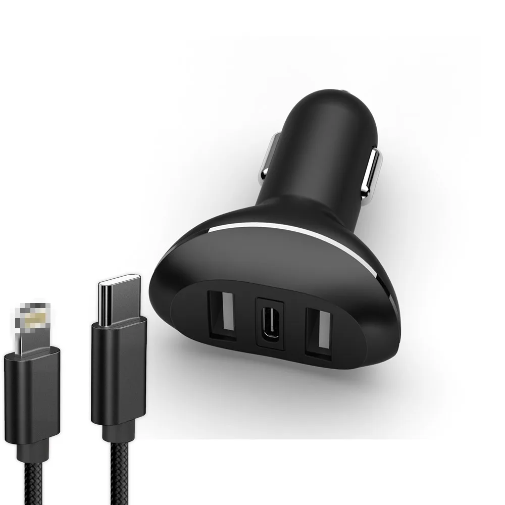 mobile car mobile accessories 5V 4.8A dual car charger for phone xs
