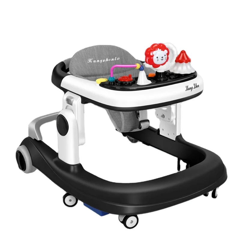 Handy foldable baby walker for children Educational toys area second change dinner plate Baby walkers keep babies healthy