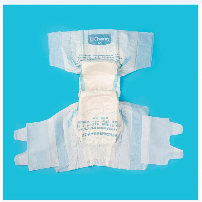 Wholesale Cheap in Bulk Elderly Nappies for Unisex Ultra Thick Adult Diapers Disposable Printed Abdl Free Sample XXL