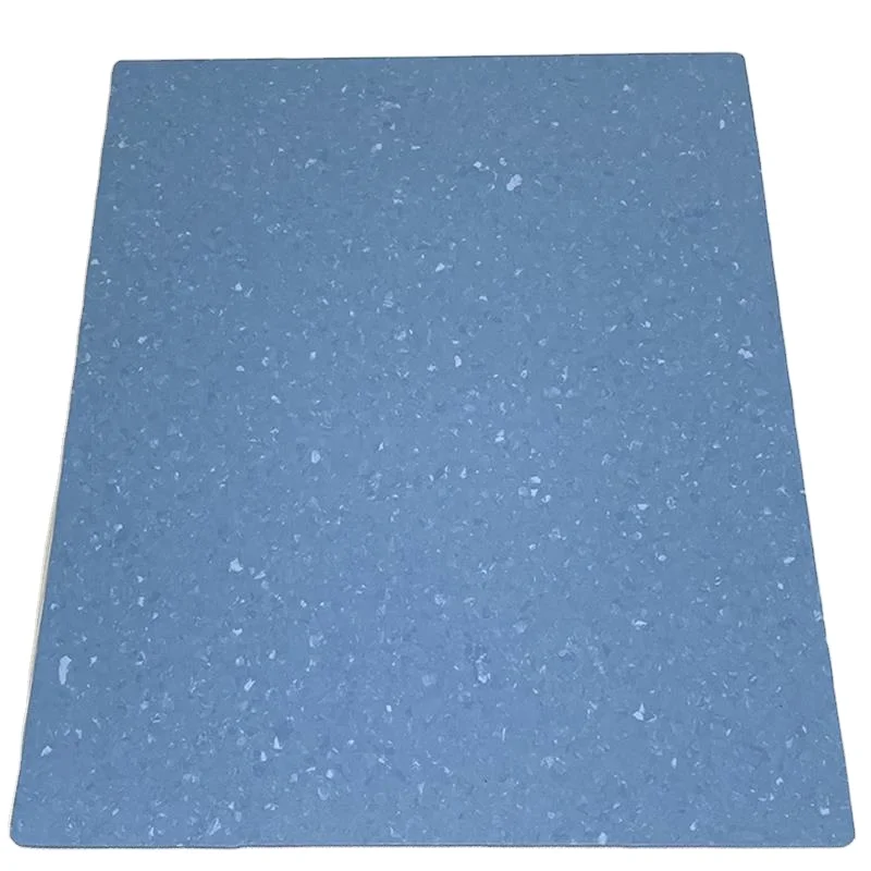 Waterproof 3.5mm Vinyl Homogeneous hospital Flooring Pvc Plastic Floor With Non-slip Surface Treatment