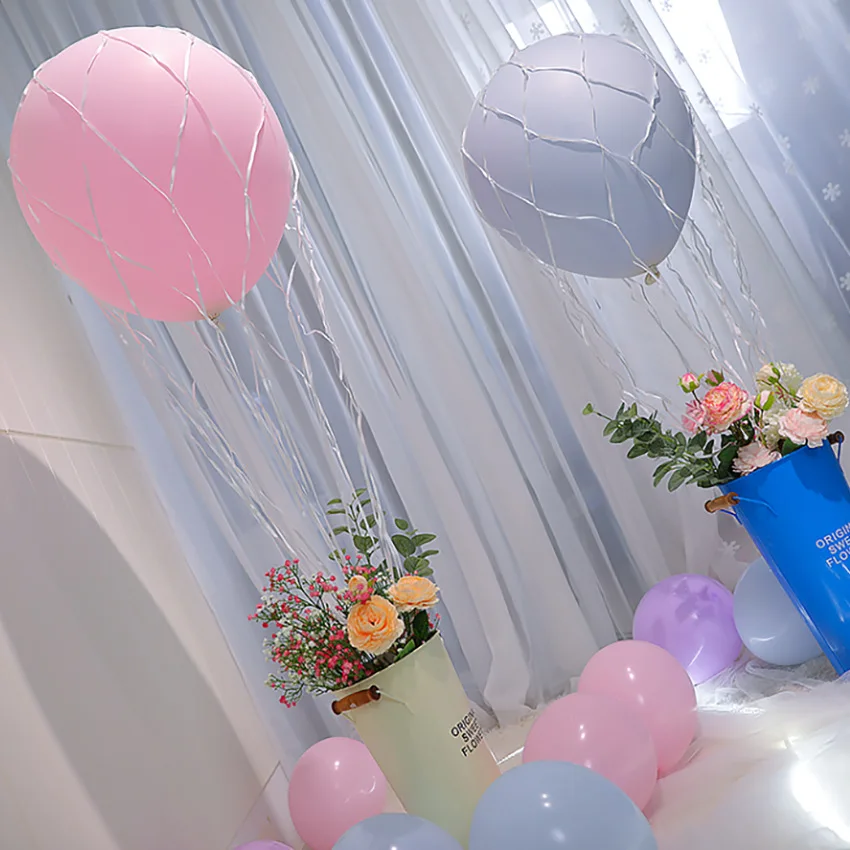 Photo Props Baby Shower Weddings Birthdays Party Decor 24 Inch balloon Landing Net  Hot Air Balloon
