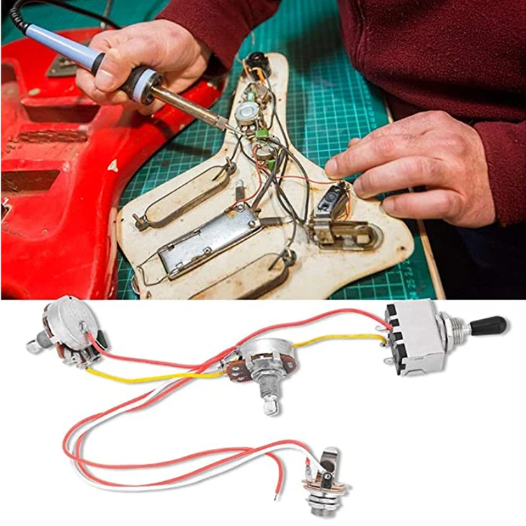 Wholesale  Guitar Parts Prewired guitar wiring harness for LP Electric guitars