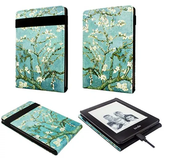 Unique Design stand Auto Sleep Wake Magnetic Smart Cover Kindle Paperwhite Case