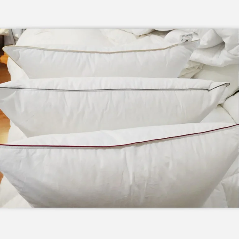 Wholesale washed white goose /duck feather down pillow insert cushion inner for hotel and home used pillow core