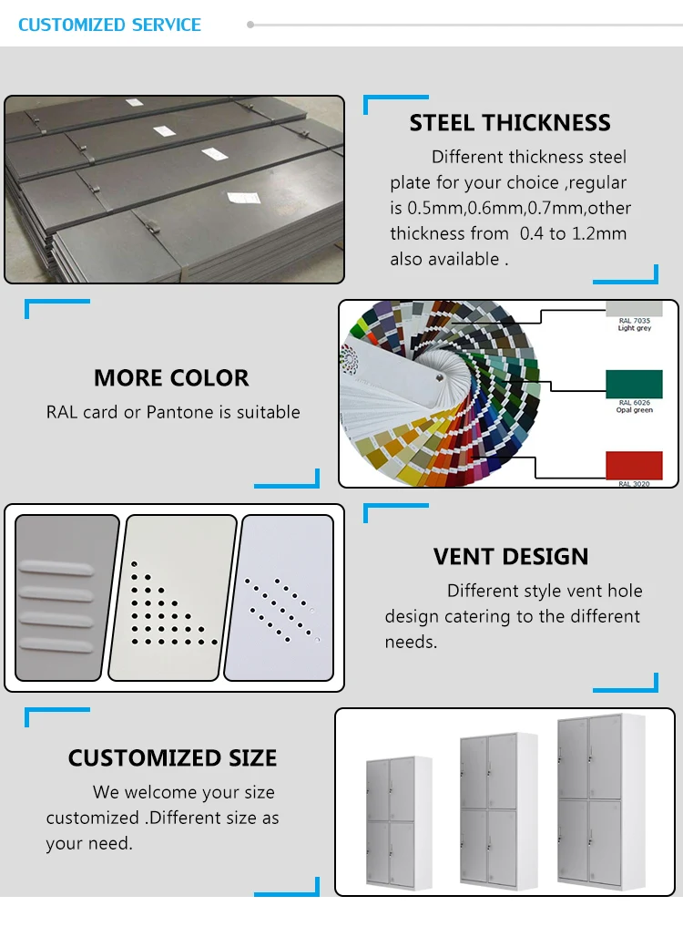 School Gym Locker Manufacturer Student Sport metal steel locker 9 doors 12 doors 15 doors gym use steel locker cabinet