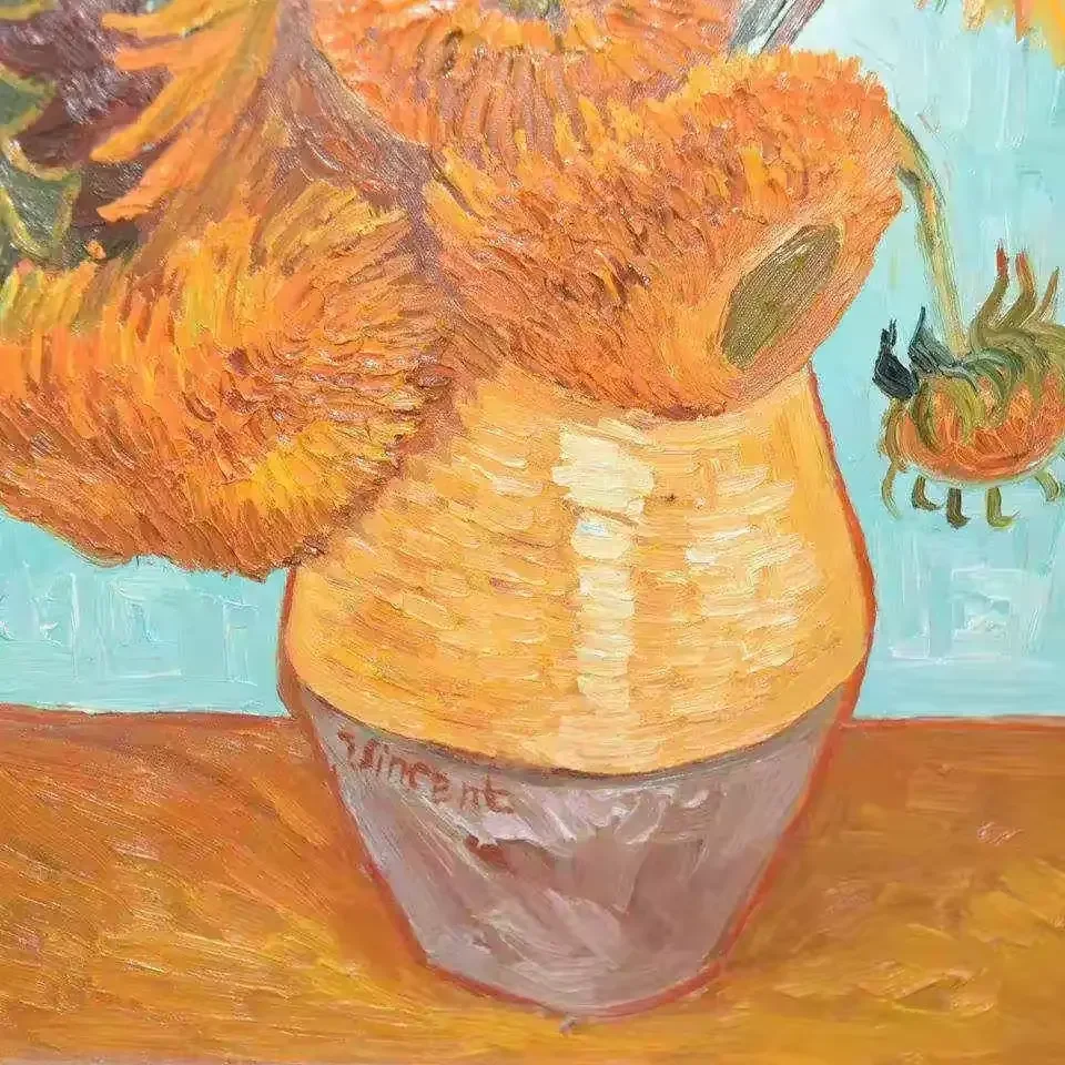 High Quality Famous Reproduction Impressionism Sunflower series By Van Gogh Handpainted Flowers Paintings