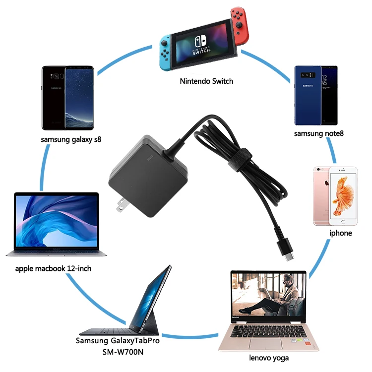 Зарядное устройство USB type-c 30 Вт аксессуары для ноутбуков Samsung