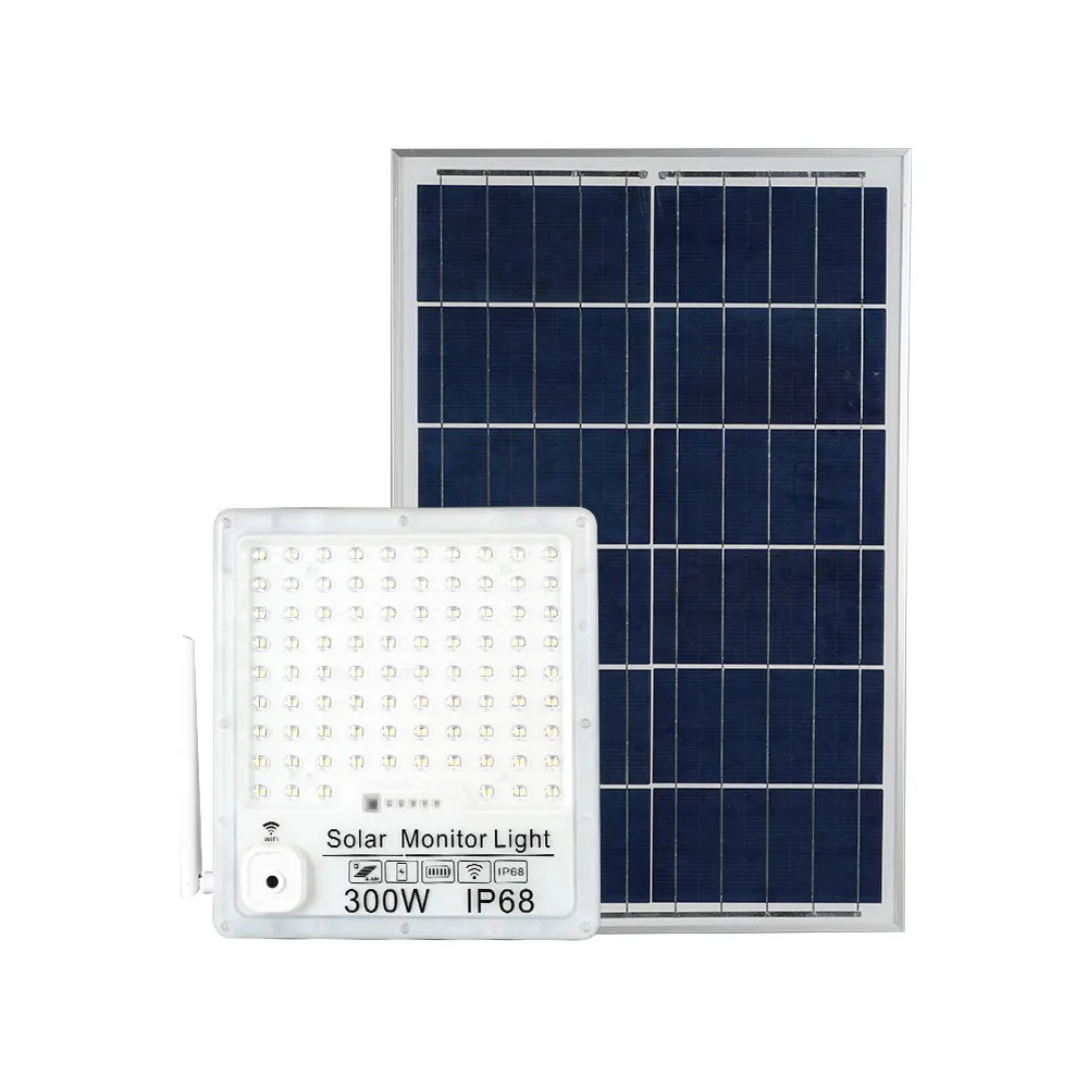 Led Wifi solar floodlight with 4g simcard camera Talking Security Light with siren Outdoor Light Hidden Camera