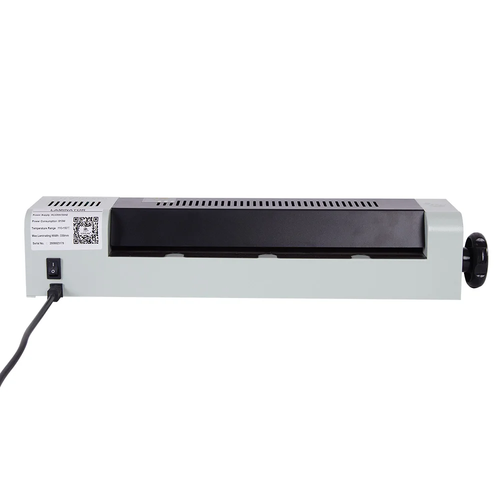 Pingda Factory ECO-12 a3 a4 330mm 12.9 inch small laminator machine pouch lamination machine with knob