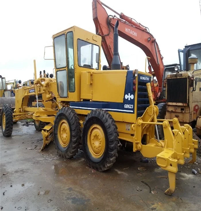 Used Motor Graders Komatu  GD623 GD511 GD705 for hot sale in china