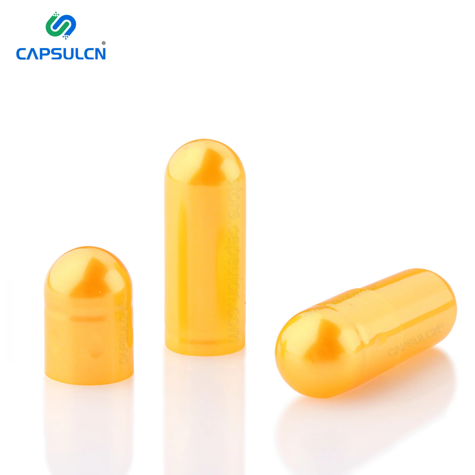 Size 00 0 1 2 3 4 5 Empty Pearl Colored Gelatin Capsules Whole Pearl Yellow Empty Gelatine Capsule Gel Pill Capsules